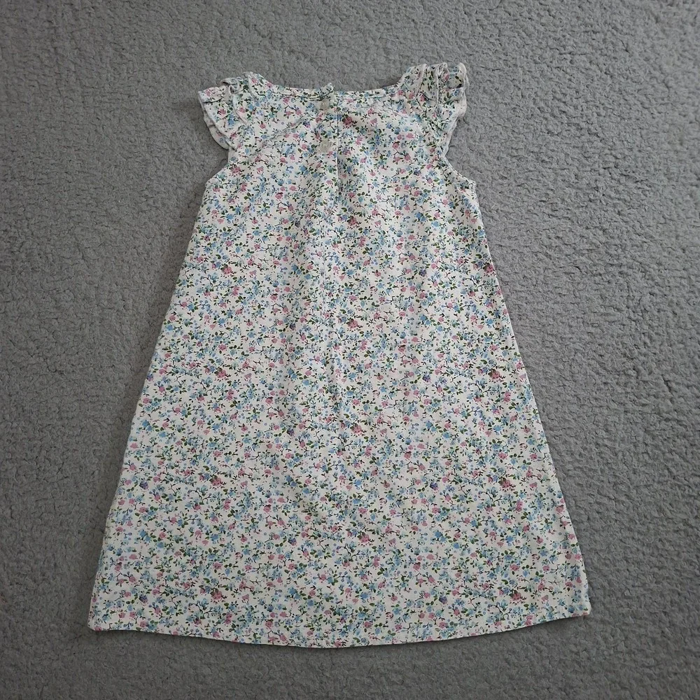 Petite Plume Girl's Size 2  Twill Amelie Nightgown OR dress‎ ~ in Ditzy Floral